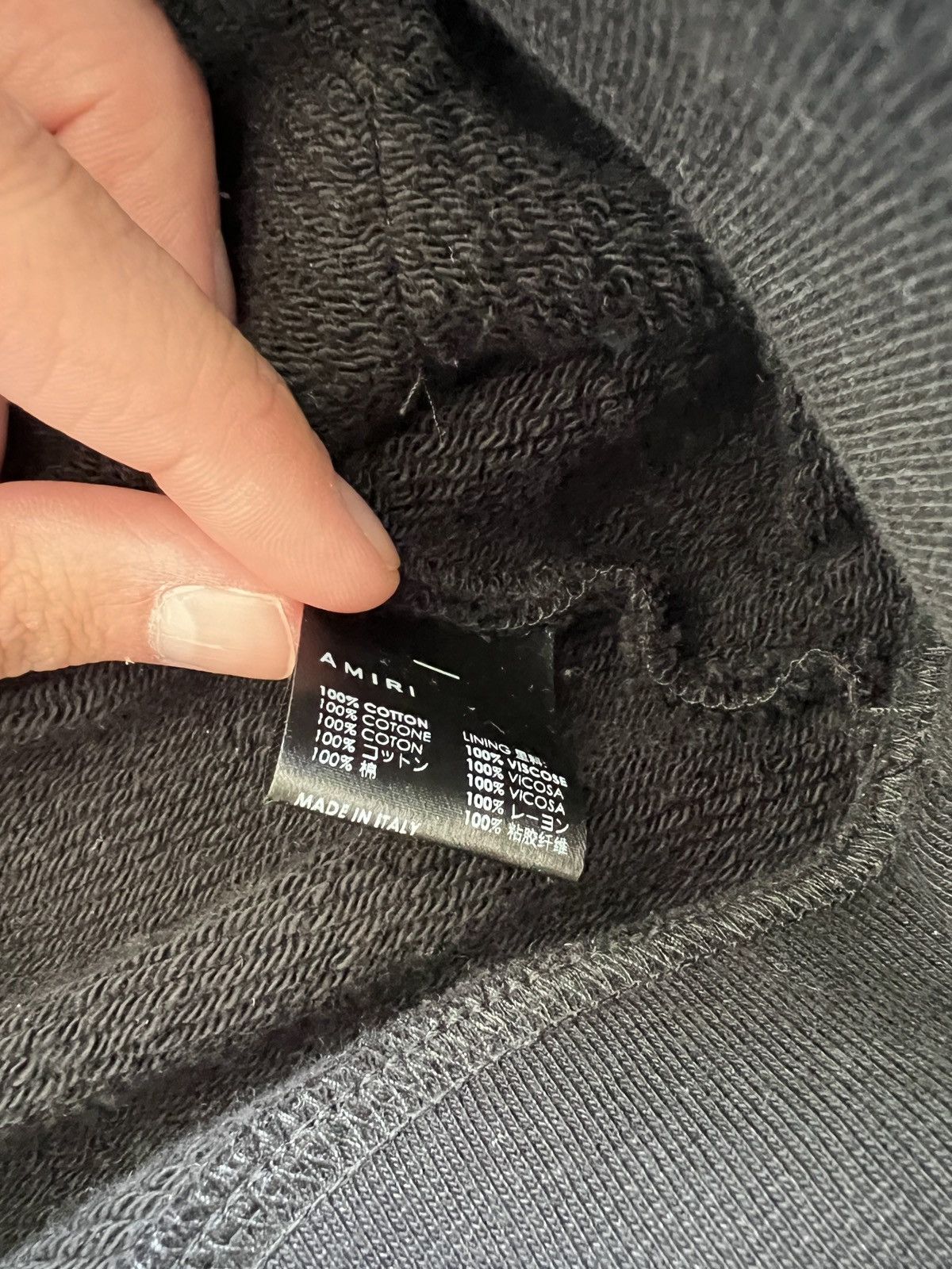 AMIRI BLACK PEGASUS SCRIPT HOODIE