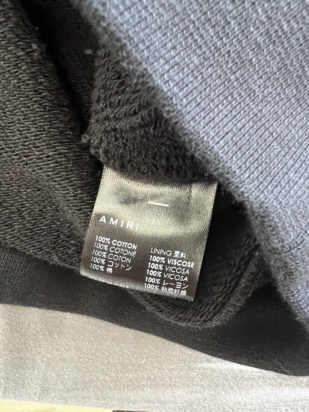 AMIRI BLACK PEGASUS SCRIPT HOODIE