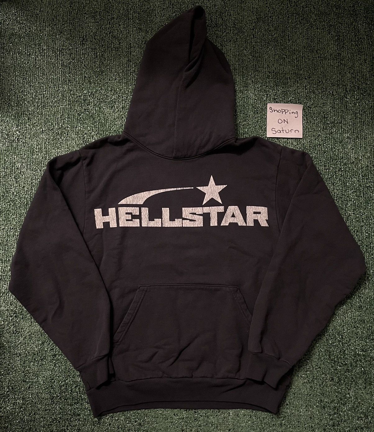 Image of Vintage Hellstar Black Logo Hoodie, Men's (Size Small)