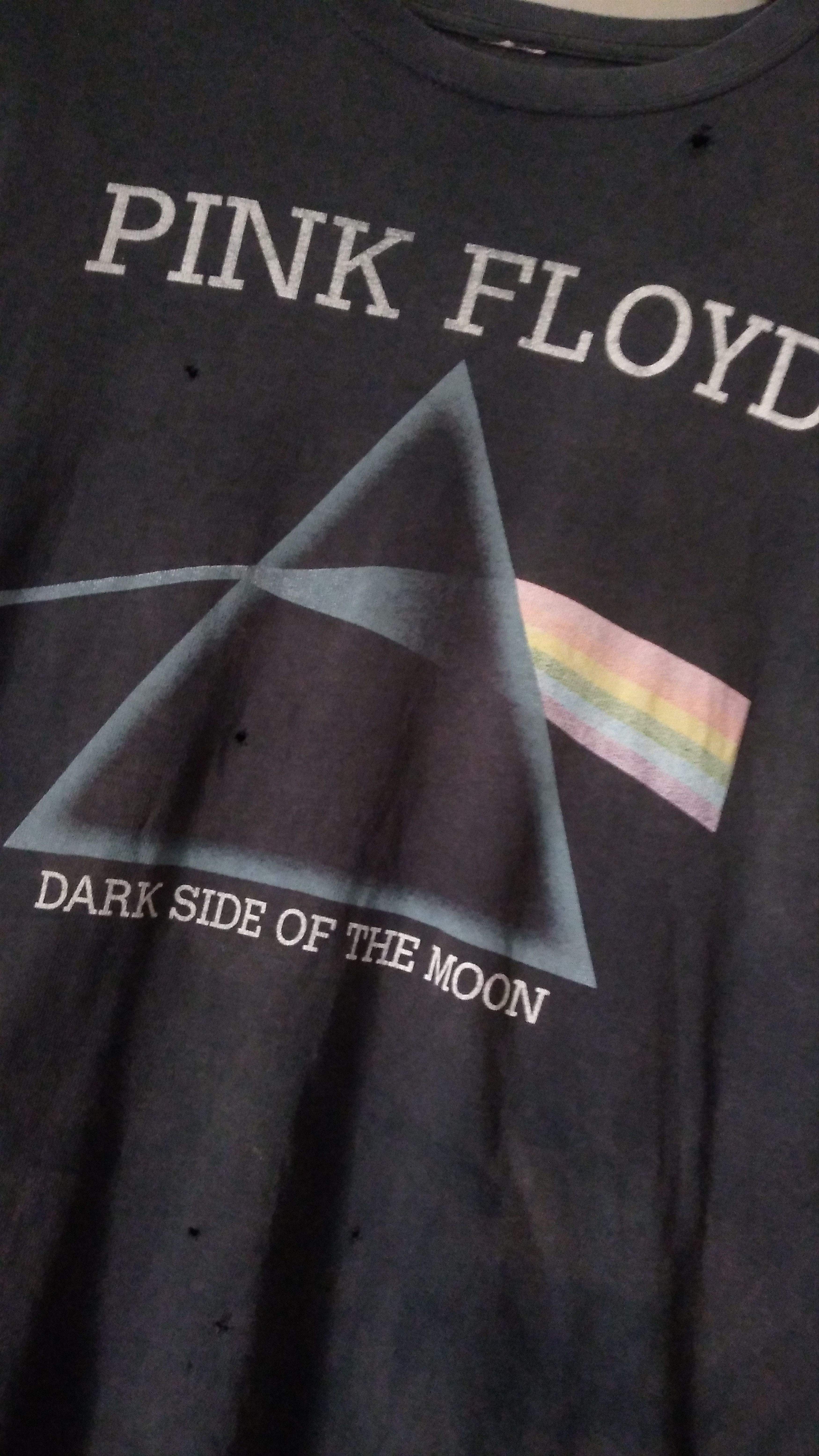 Band Tees × Pink Floyd × Vintage Vintage Pink Floyd Dark Side Of The Moon Band Tee Size US M / EU 48-50 / 2 - 11 Thumbnail