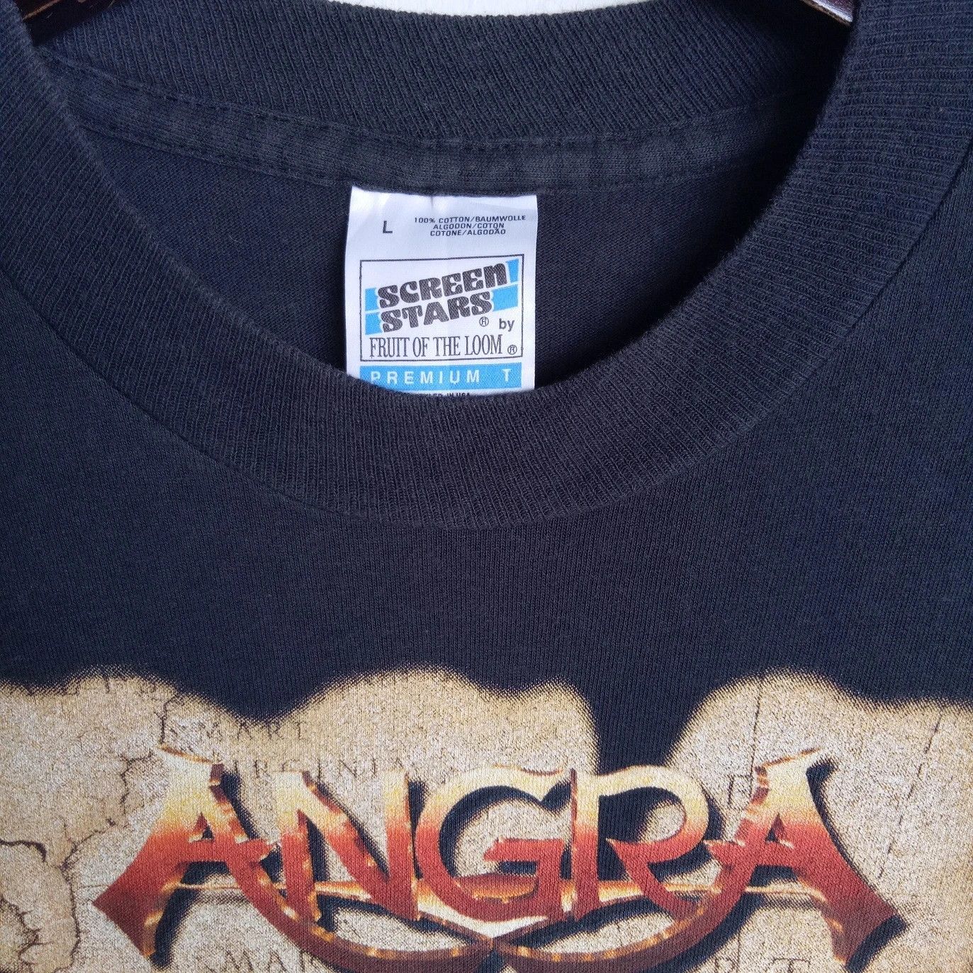 Band Tees 💥VINTAGE ANGRA Longsleeve metal band holy tour 1996 shirt Size US L / EU 52-54 / 3 - 3 Thumbnail