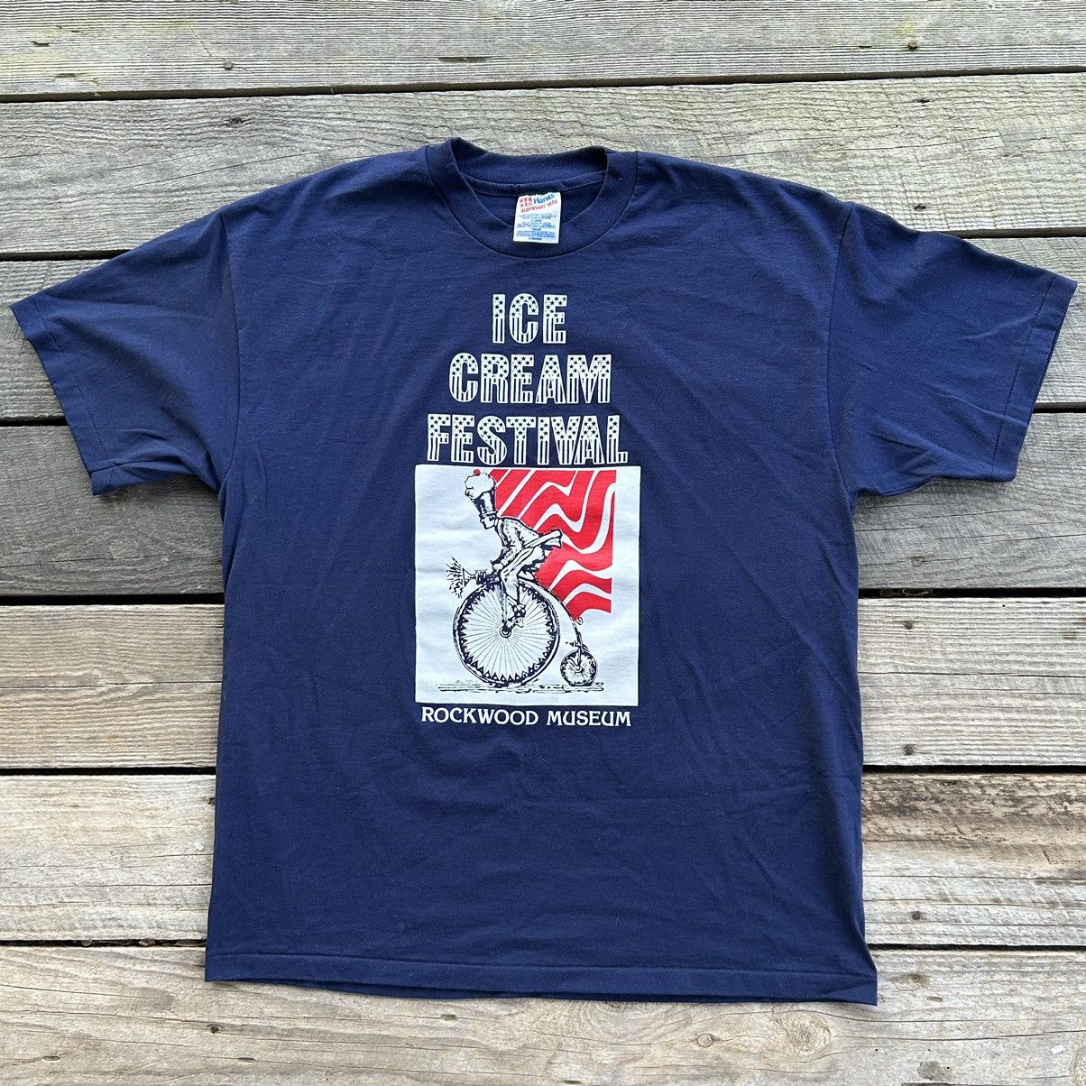 Vintage Vintage 90s Ice Cream Festival Graphic T Shirt Size US XL / EU 56 / 4 - 1 Thumbnail