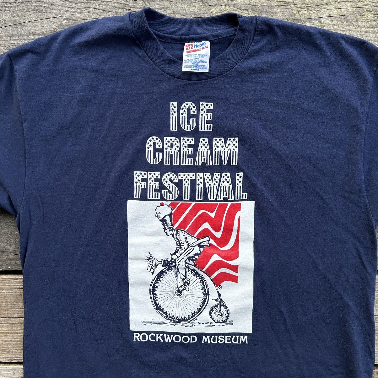 Vintage Vintage 90s Ice Cream Festival Graphic T Shirt Size US XL / EU 56 / 4 - 2 Thumbnail