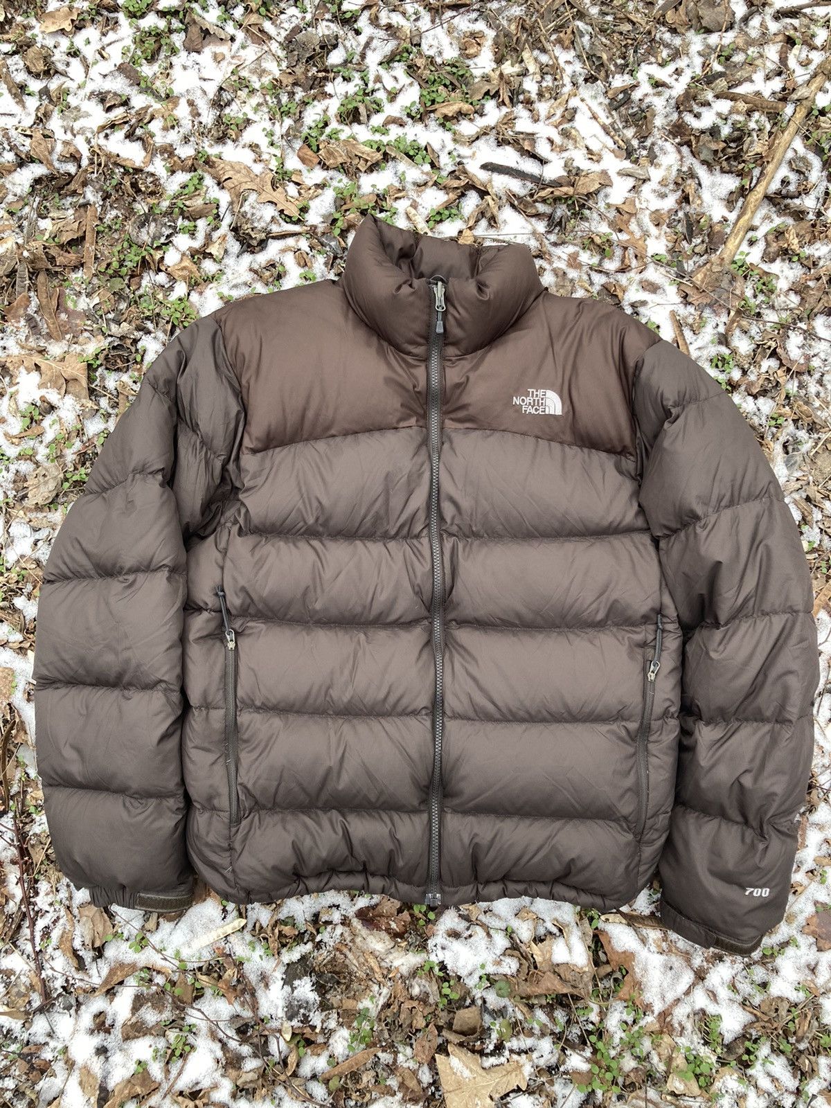 🔥 FREE SHIPPING 🔥 The North Face Puffer Jacket Brown Nuptse