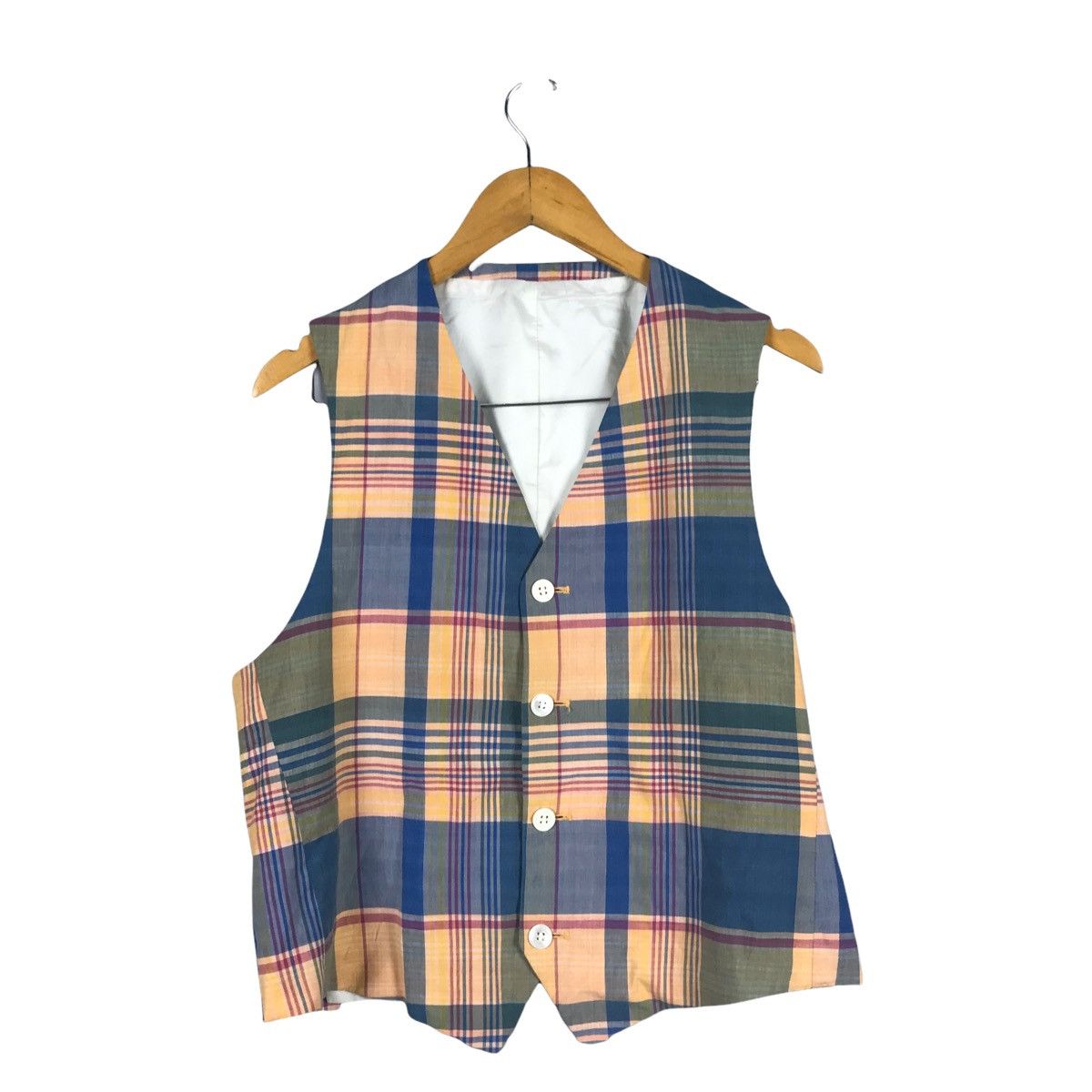 Issey Miyake Tartan Vest