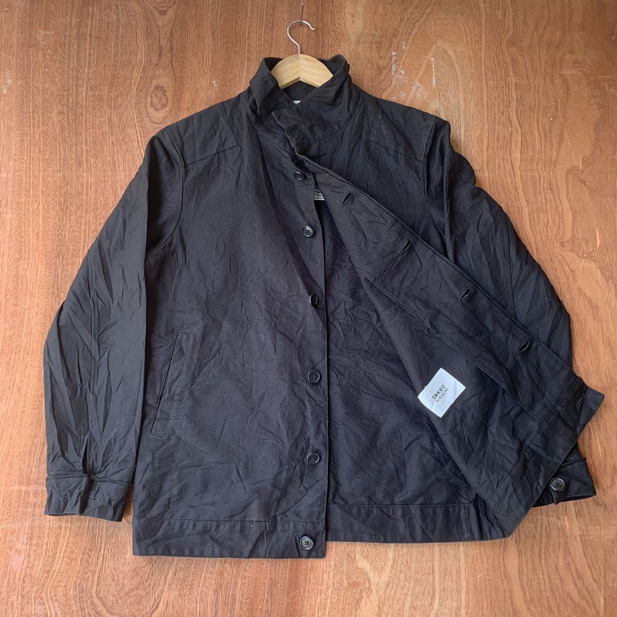 Japanese Brand × Takeo Kikuchi × Vintage Vintage takeo kikuchi military workwear jacket Size US L / EU 52-54 / 3 - 1 Thumbnail