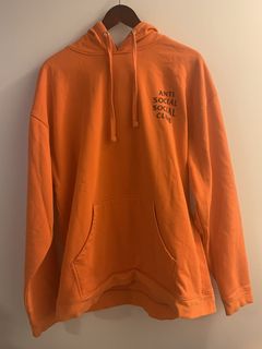 Anti Social Social Club Orange Hoodie | Grailed