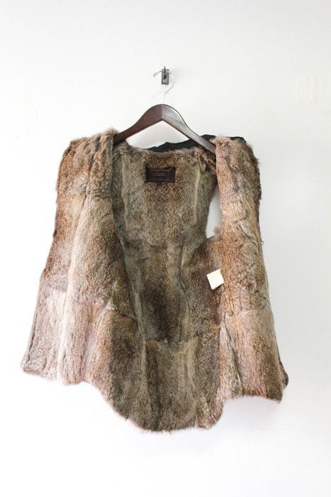 Undercover AW05 Arts and Craft Rabbit Fur Vest Size US S / EU 44-46 / 1 - 9 Thumbnail