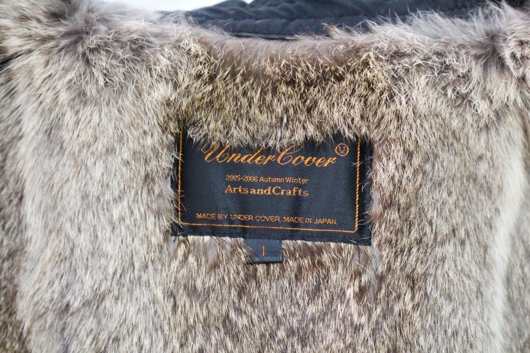 Undercover AW05 Arts and Craft Rabbit Fur Vest Size US S / EU 44-46 / 1 - 11 Thumbnail