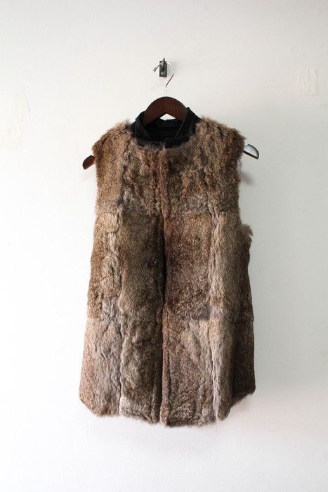 Undercover AW05 Arts and Craft Rabbit Fur Vest Size US S / EU 44-46 / 1 - 4 Thumbnail