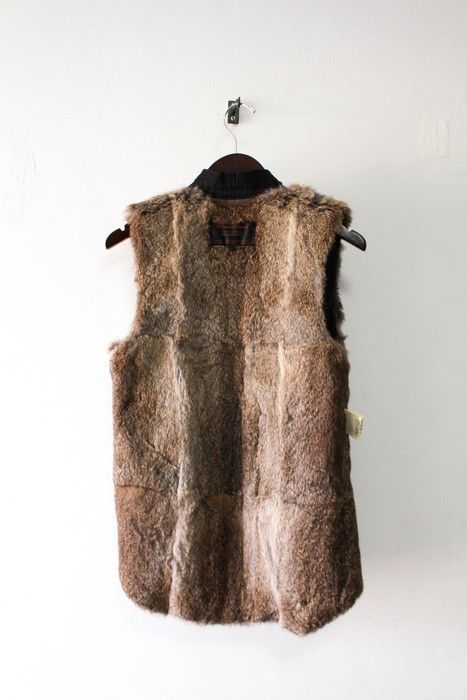 Undercover AW05 Arts and Craft Rabbit Fur Vest Size US S / EU 44-46 / 1 - 5 Thumbnail