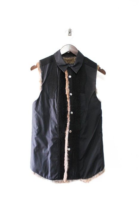 Undercover AW05 Arts and Craft Rabbit Fur Vest Size US S / EU 44-46 / 1 - 6 Thumbnail