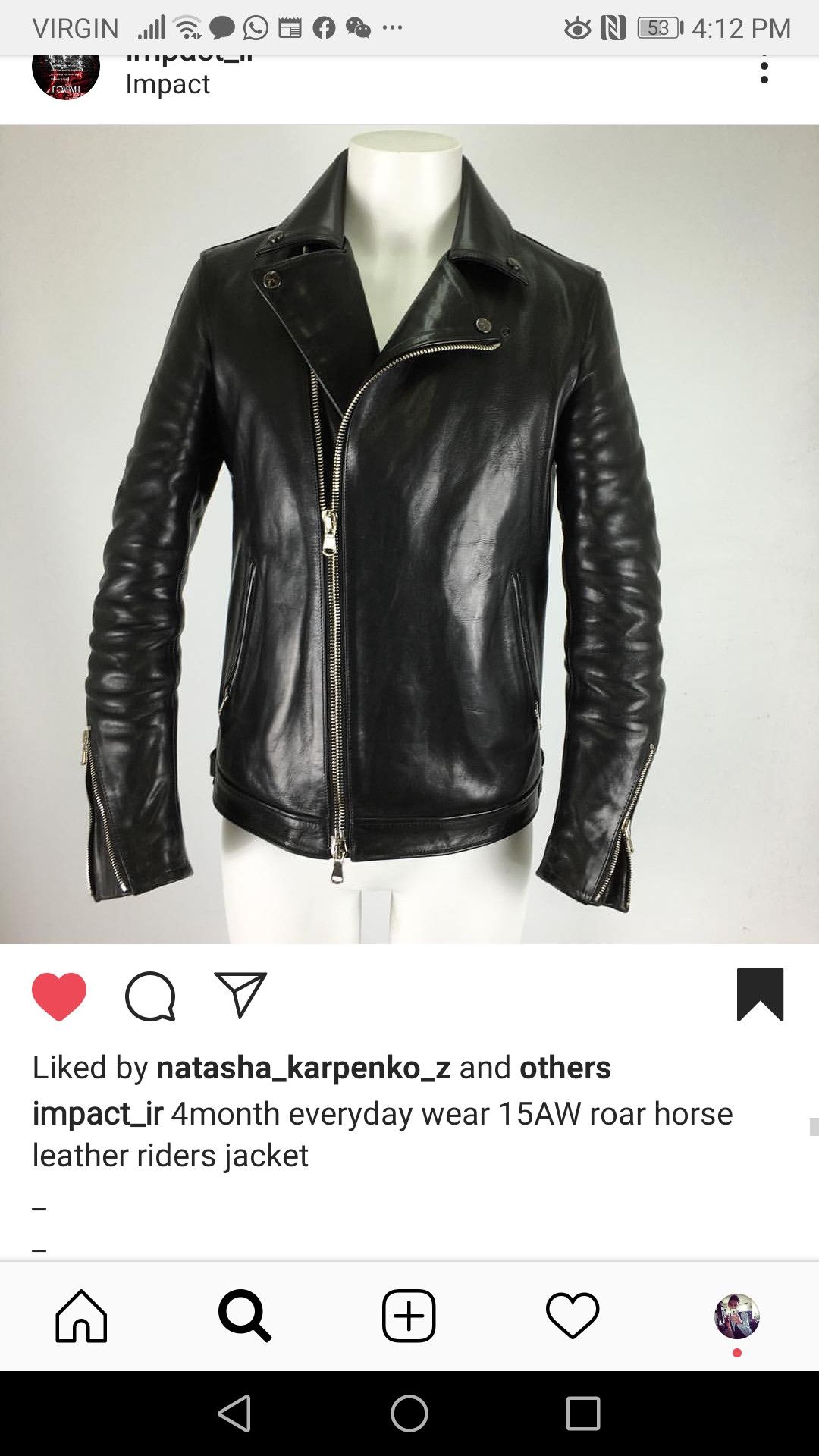 Roar Fine Creek Leather Double Rider Size US S / EU 44-46 / 1 - 1 Thumbnail