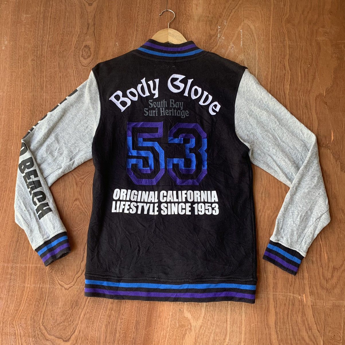 Body Glove × Vintage Body glove varsity jacket Size US S / EU 44-46 / 1 - 1 Thumbnail