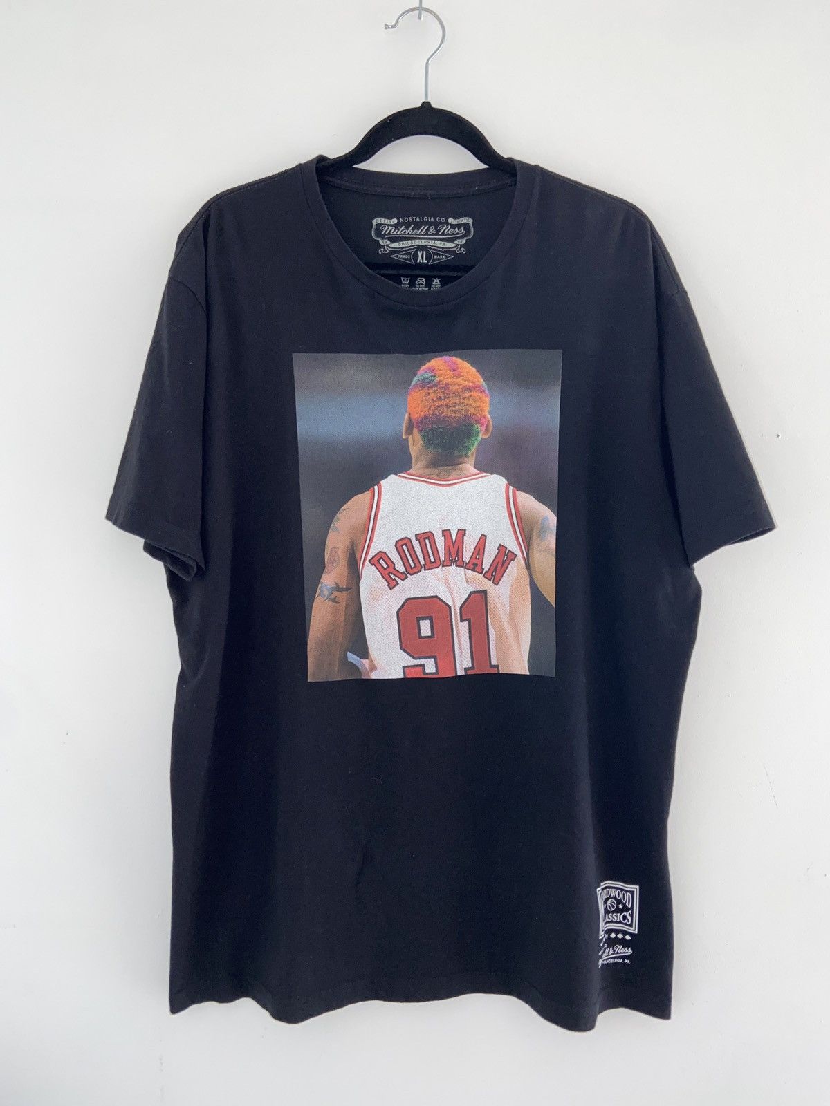 Dennis Rodman Tee XL Mitchell & Ness Hardwood Classic UNI