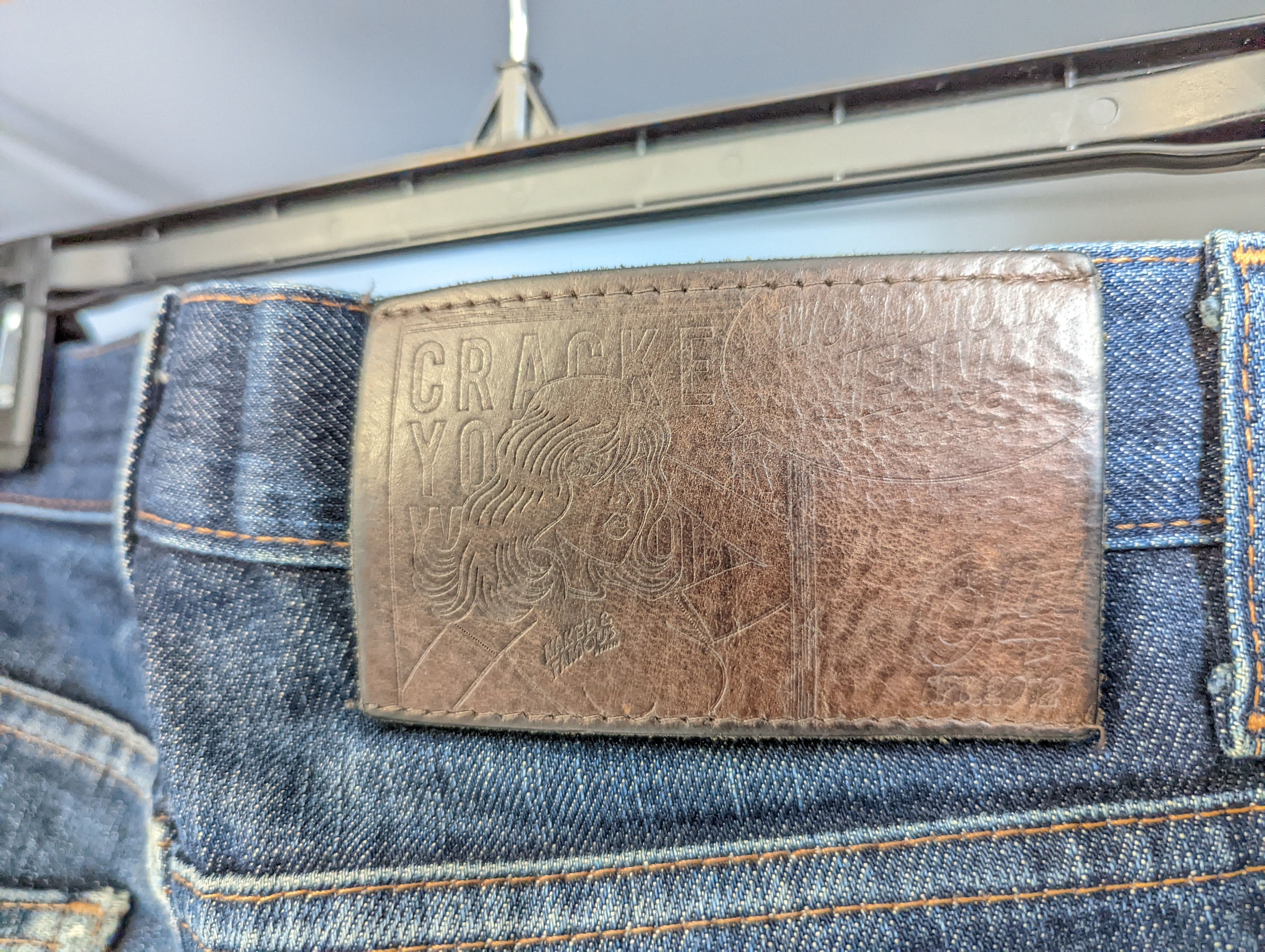 Naked & Famous Skinny Guy- Cracker Your Wardrobe World Tour Denim Size US 29 - 8 Thumbnail