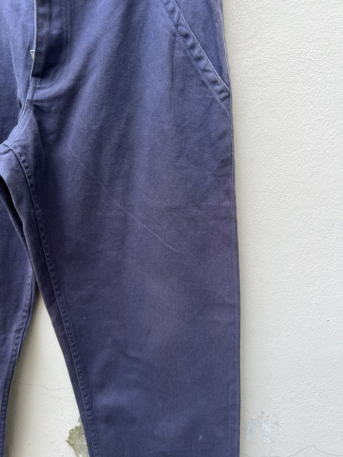 Comme des Garcons Homme × Comme des Garcons Homme Plus Vintage 2007 CDGHP Evergreen Sun Fade Navy Baggy Work Pant Size US 33 - 6 Thumbnail