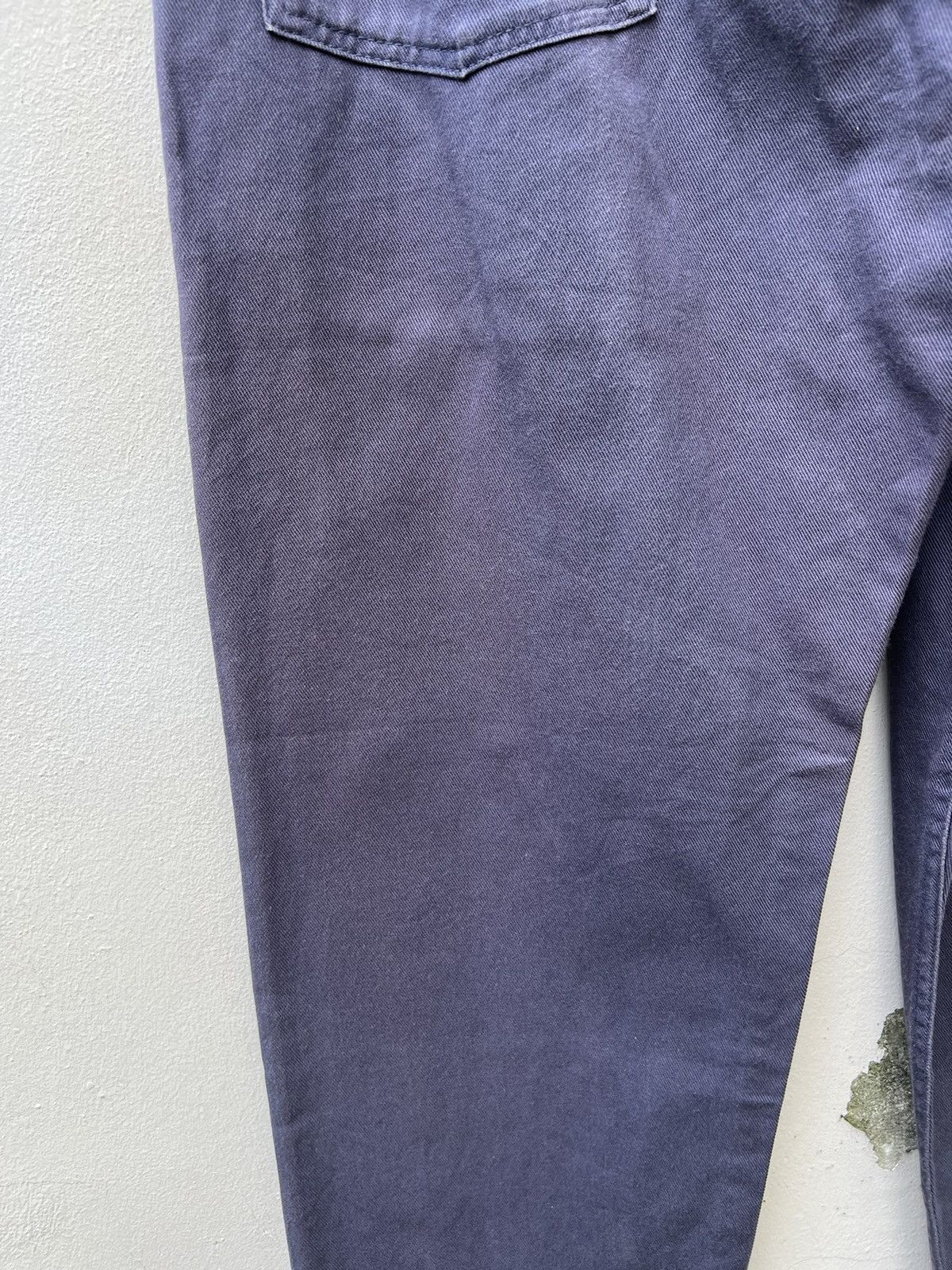 Comme des Garcons Homme × Comme des Garcons Homme Plus Vintage 2007 CDGHP Evergreen Sun Fade Navy Baggy Work Pant Size US 33 - 11 Thumbnail