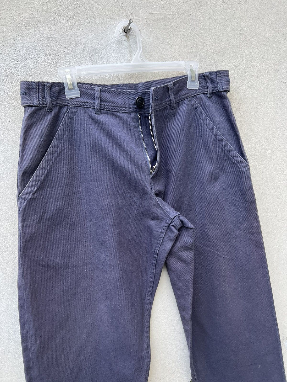 Comme des Garcons Homme × Comme des Garcons Homme Plus Vintage 2007 CDGHP Evergreen Sun Fade Navy Baggy Work Pant Size US 33 - 4 Thumbnail