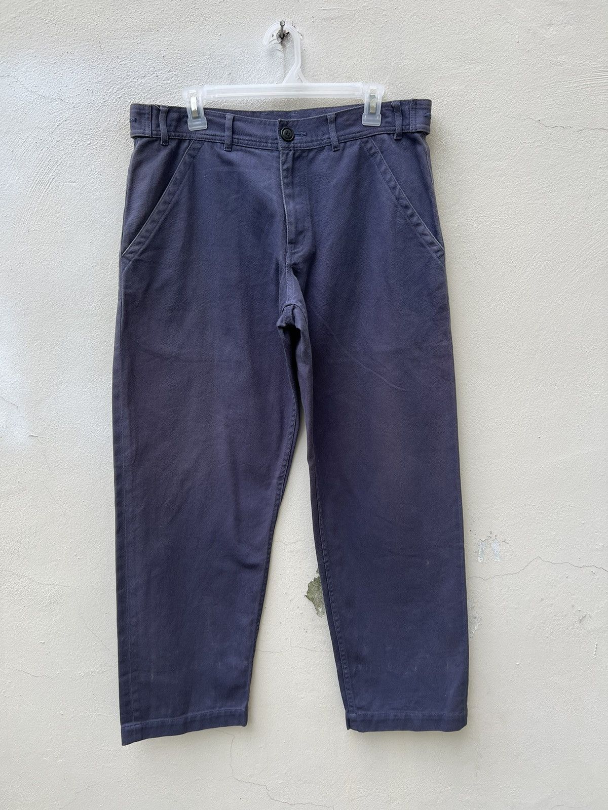 Comme des Garçons Denim Cargo Pants CDG Homme: Men's Cotton Denim Cargo Pants (Indigo) | DSML E-SHOP