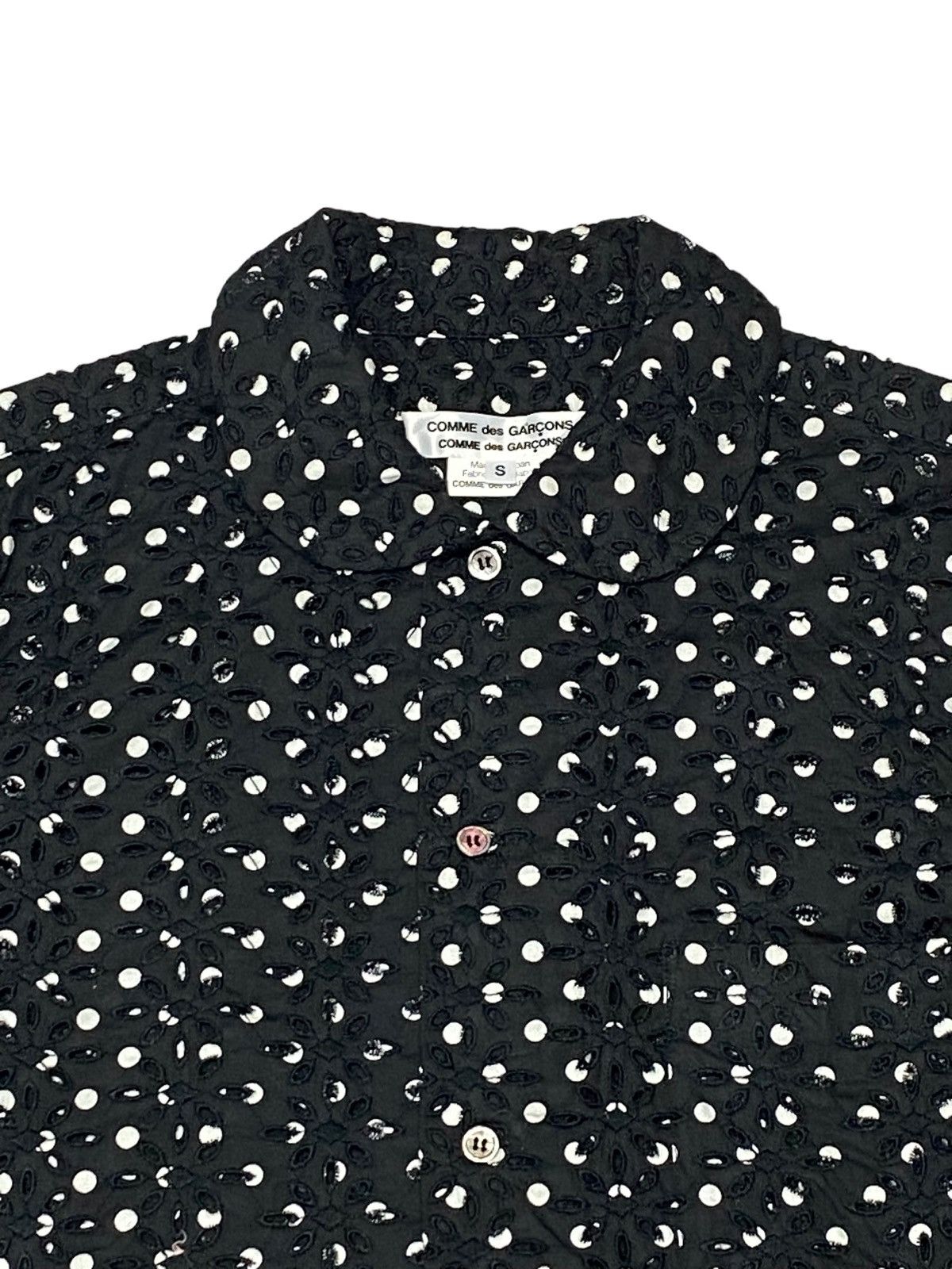 Comme des Garcons Nice Design‼️Comme Des Garçons Polka Dot Neck Blouse Design Size S / US 4 / IT 40 - 19 Thumbnail