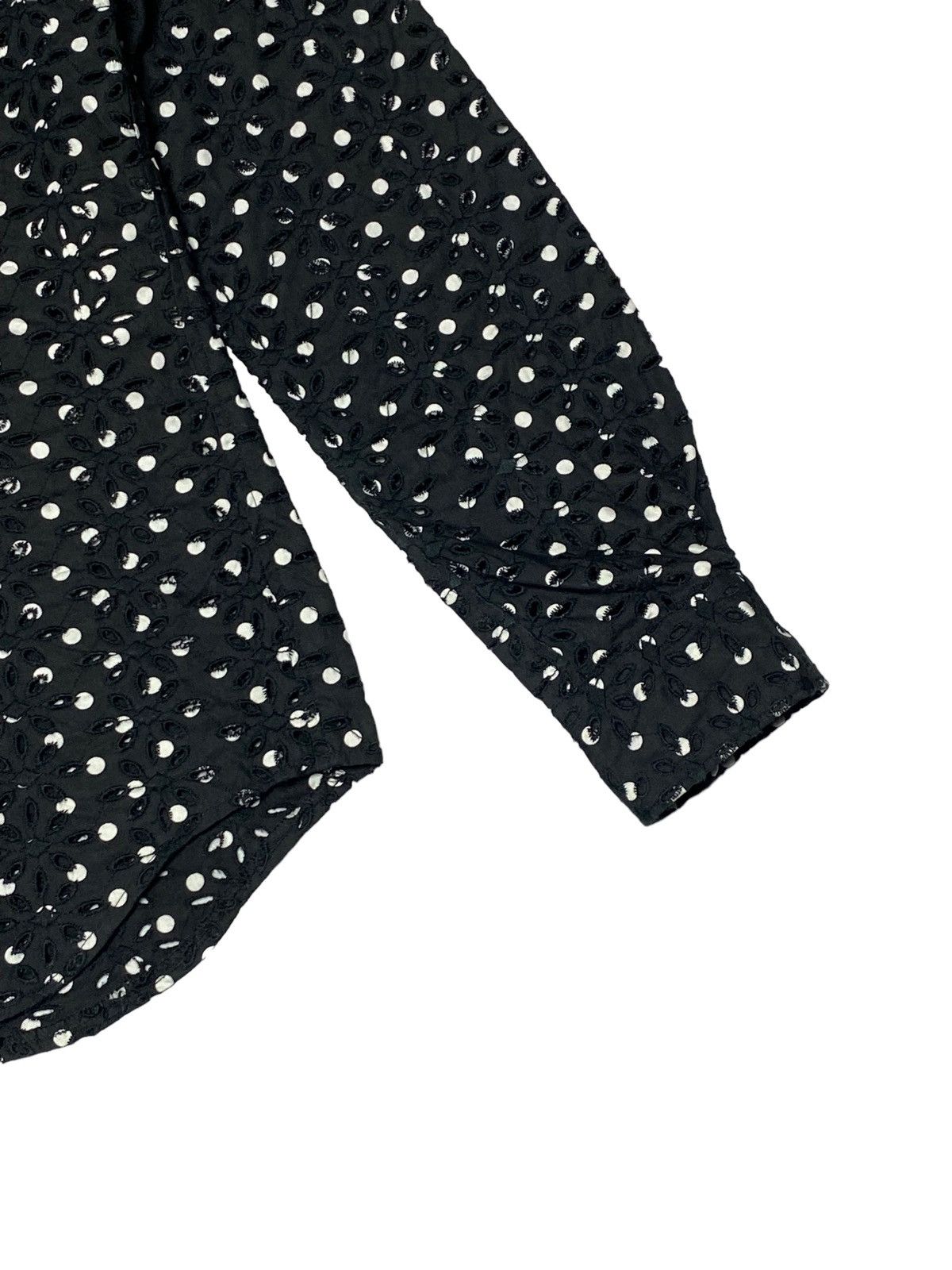 Comme des Garcons Nice Design‼️Comme Des Garçons Polka Dot Neck Blouse Design Size S / US 4 / IT 40 - 15 Thumbnail