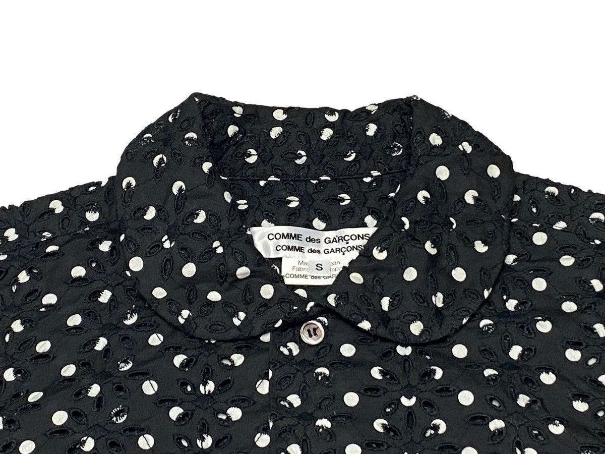 Comme des Garcons Nice Design‼️Comme Des Garçons Polka Dot Neck Blouse Design Size S / US 4 / IT 40 - 13 Thumbnail