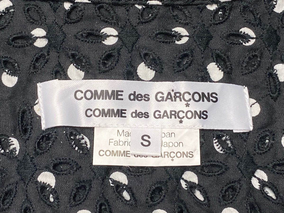 Comme des Garcons Nice Design‼️Comme Des Garçons Polka Dot Neck Blouse Design Size S / US 4 / IT 40 - 9 Thumbnail