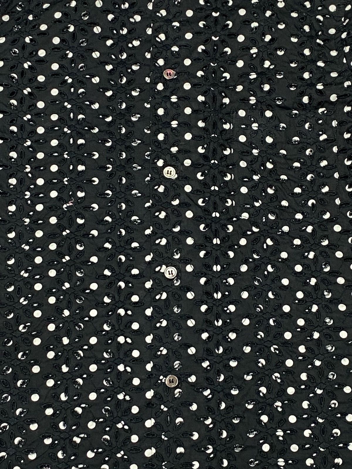 Comme des Garcons Nice Design‼️Comme Des Garçons Polka Dot Neck Blouse Design Size S / US 4 / IT 40 - 18 Thumbnail