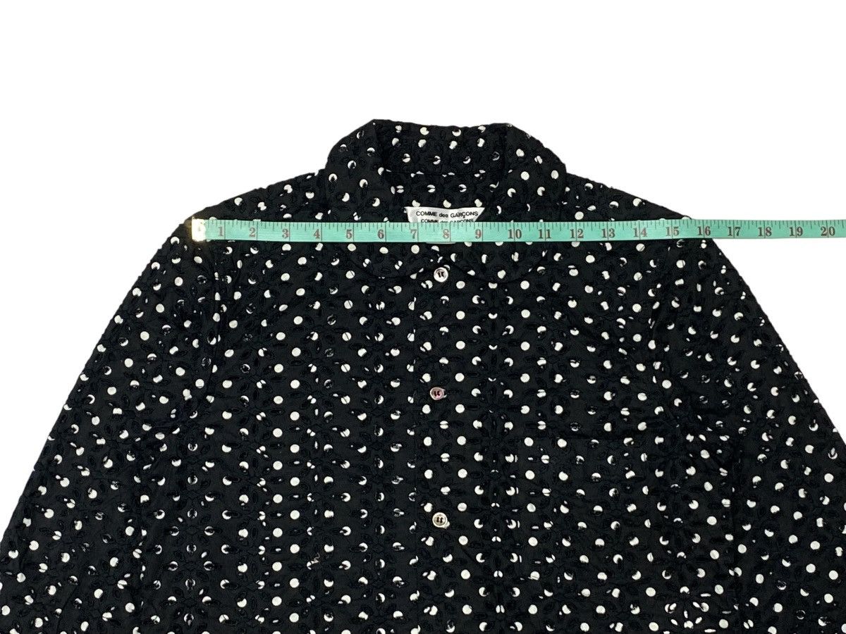 Comme des Garcons Nice Design‼️Comme Des Garçons Polka Dot Neck Blouse Design Size S / US 4 / IT 40 - 6 Thumbnail