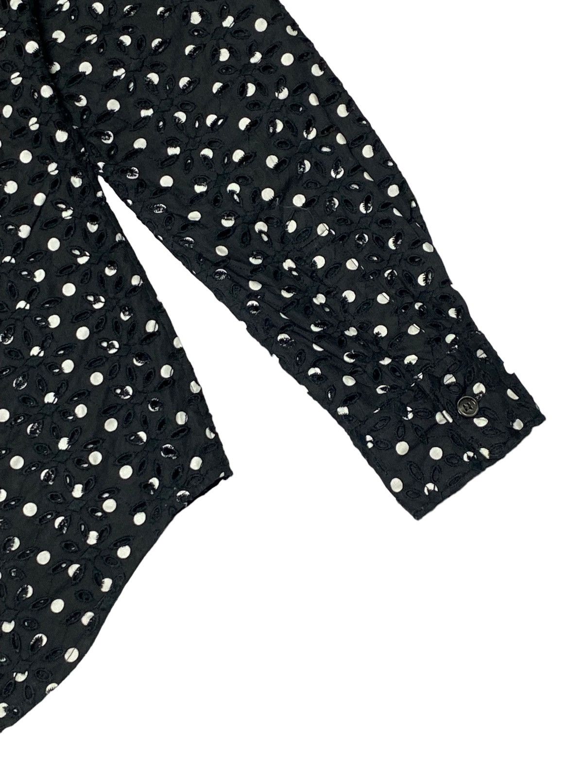 Comme des Garcons Nice Design‼️Comme Des Garçons Polka Dot Neck Blouse Design Size S / US 4 / IT 40 - 16 Thumbnail