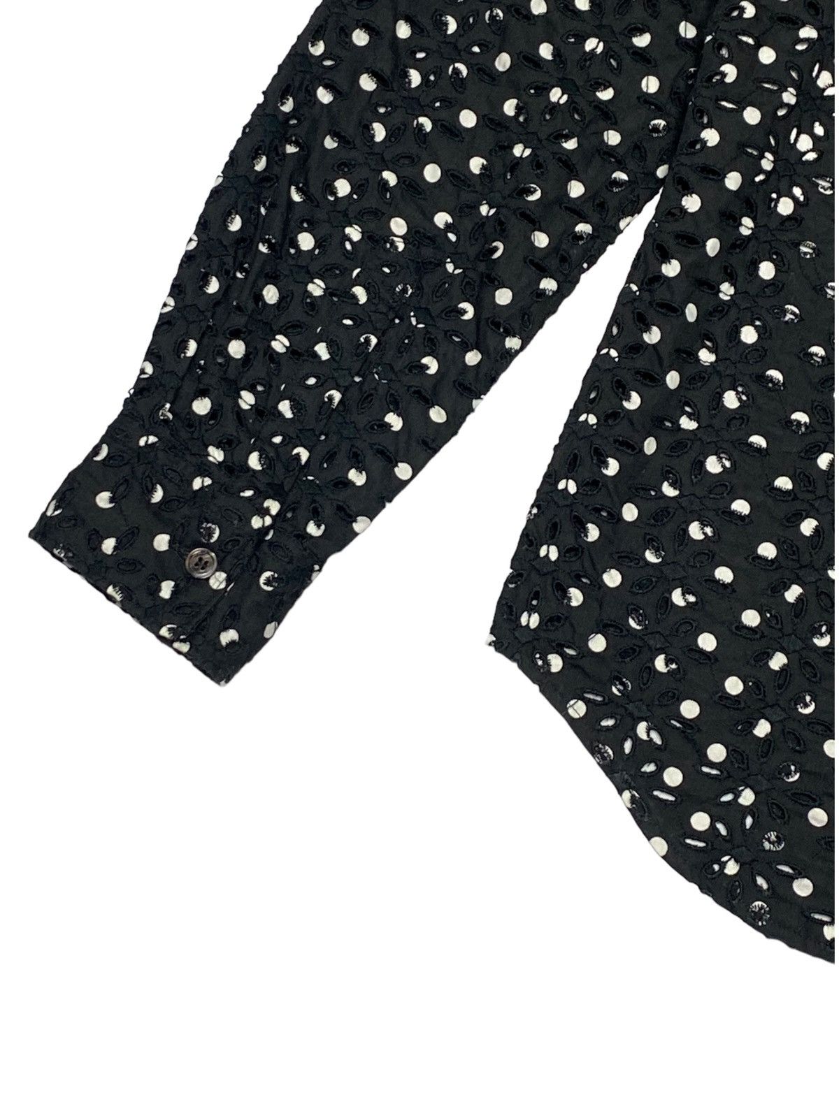 Comme des Garcons Nice Design‼️Comme Des Garçons Polka Dot Neck Blouse Design Size S / US 4 / IT 40 - 17 Thumbnail