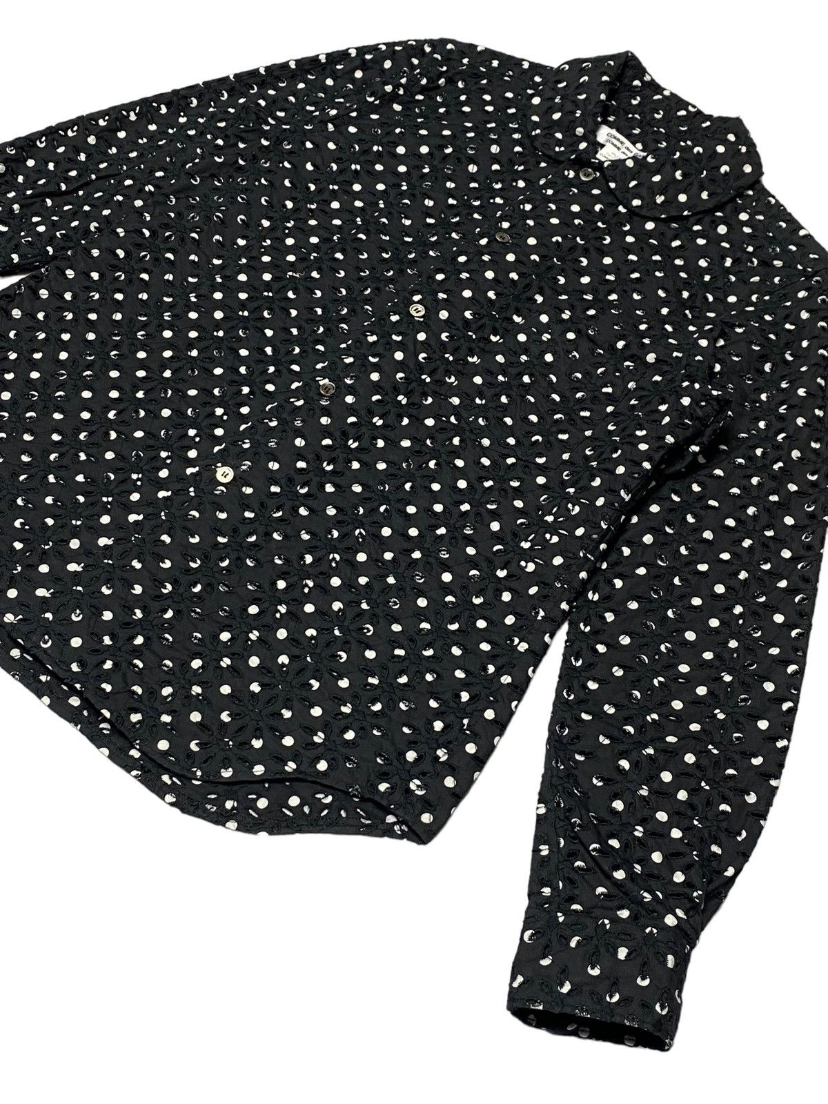 Comme des Garcons Nice Design‼️Comme Des Garçons Polka Dot Neck Blouse Design Size S / US 4 / IT 40 - 21 Thumbnail