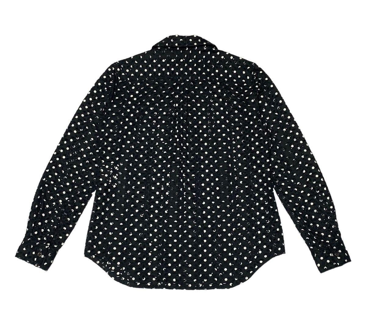 Comme des Garcons Nice Design‼️Comme Des Garçons Polka Dot Neck Blouse Design Size S / US 4 / IT 40 - 3 Thumbnail