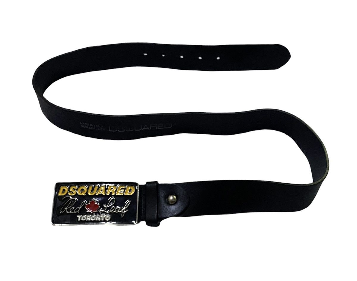 Dsquared2 Dsquared2 Born In Canada Leather Belt Size ONE SIZE - 13 Thumbnail