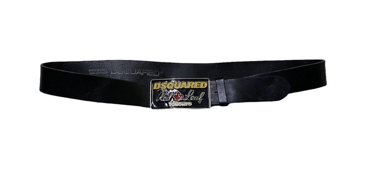 Dsquared2 Dsquared2 Born In Canada Leather Belt Size ONE SIZE - 2 Thumbnail