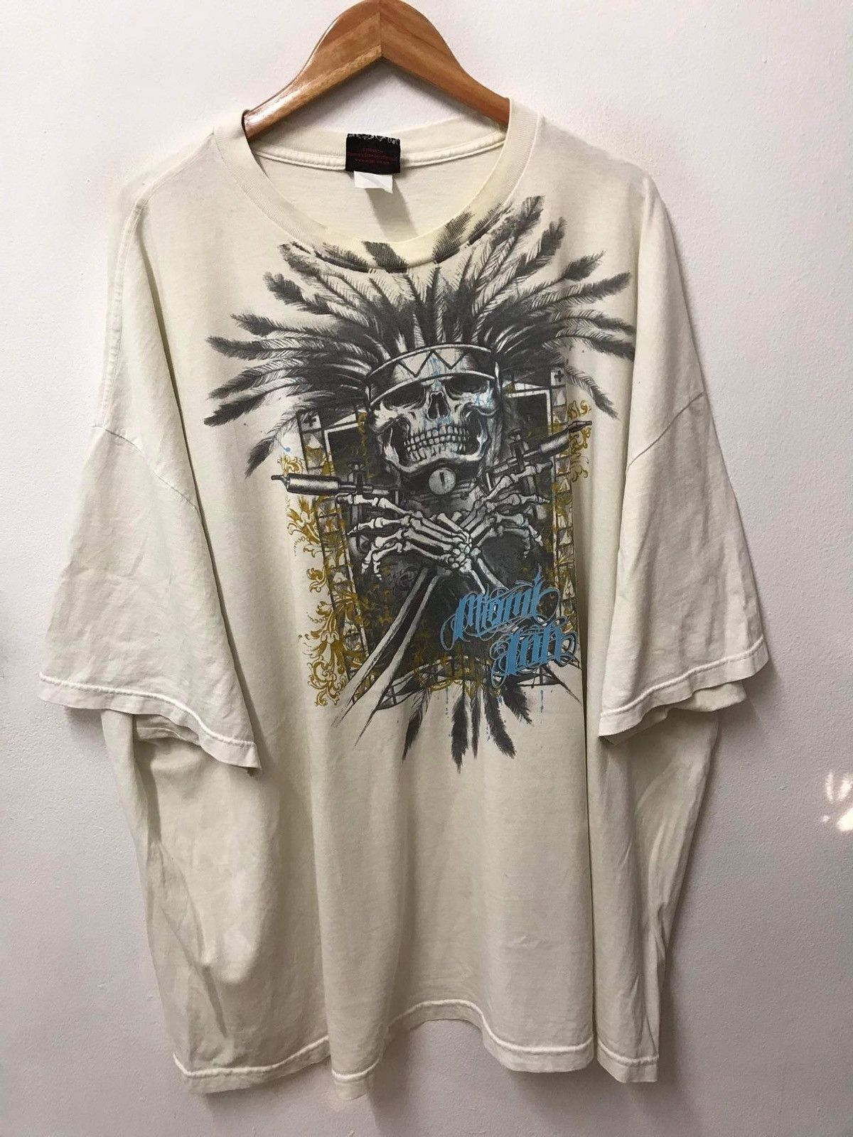 Southpole Miami Ink Affliction Skull Y2K Graphic Tee | Grailed