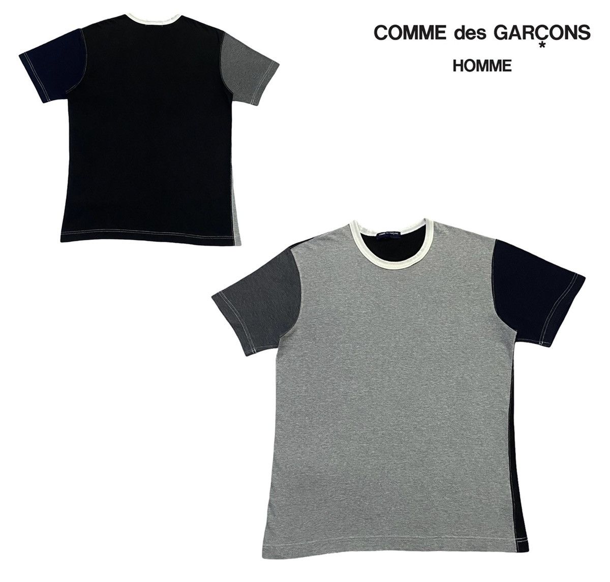 Comme des Garçons Homme Split Colur Design