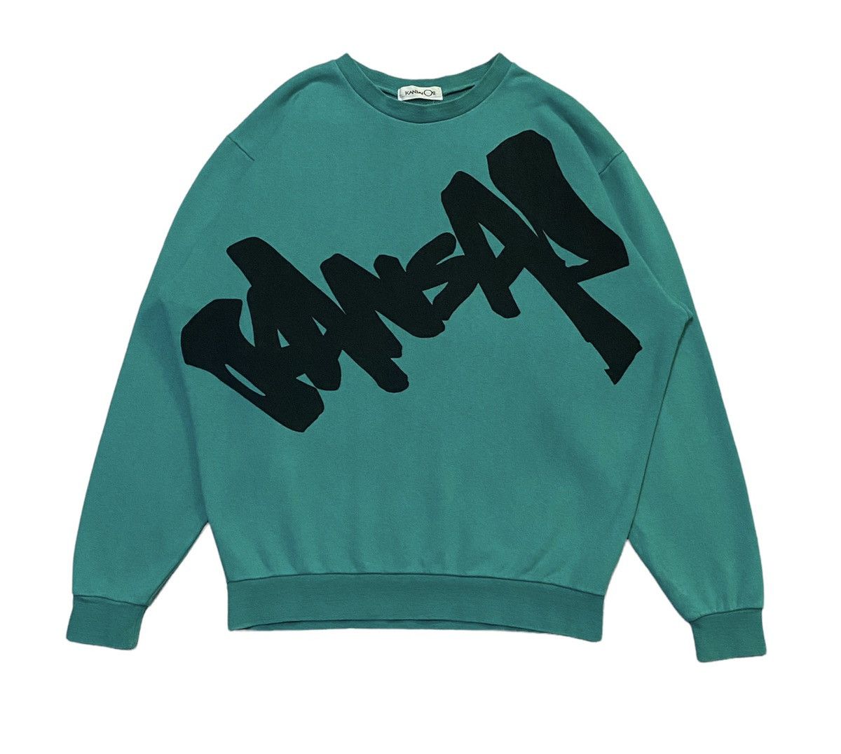 Japanese Brand × Kansai Yamamoto Vintage Kansai Spell Out Big Logo Sweatshirt Size US M / EU 48-50 / 2 - 2 Thumbnail