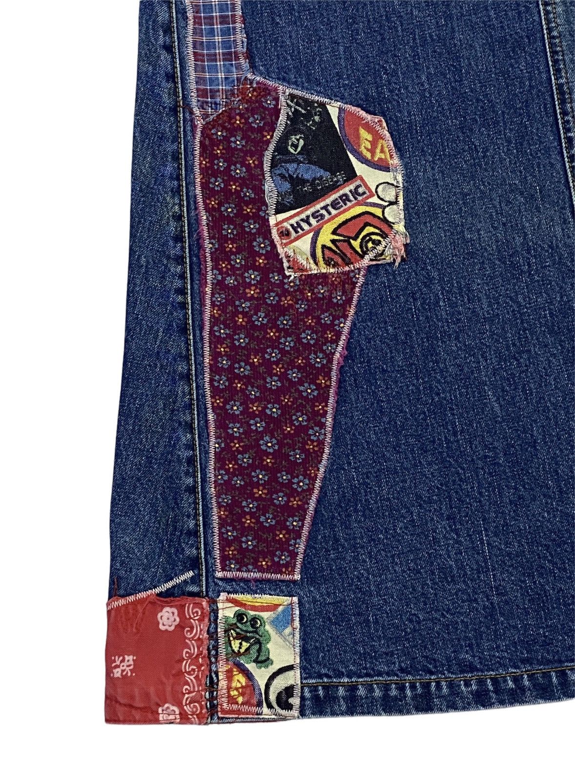 Hysteric Glamour Hysteric Glamour Patchwork Denim Skirt Size 30 - 23 Thumbnail