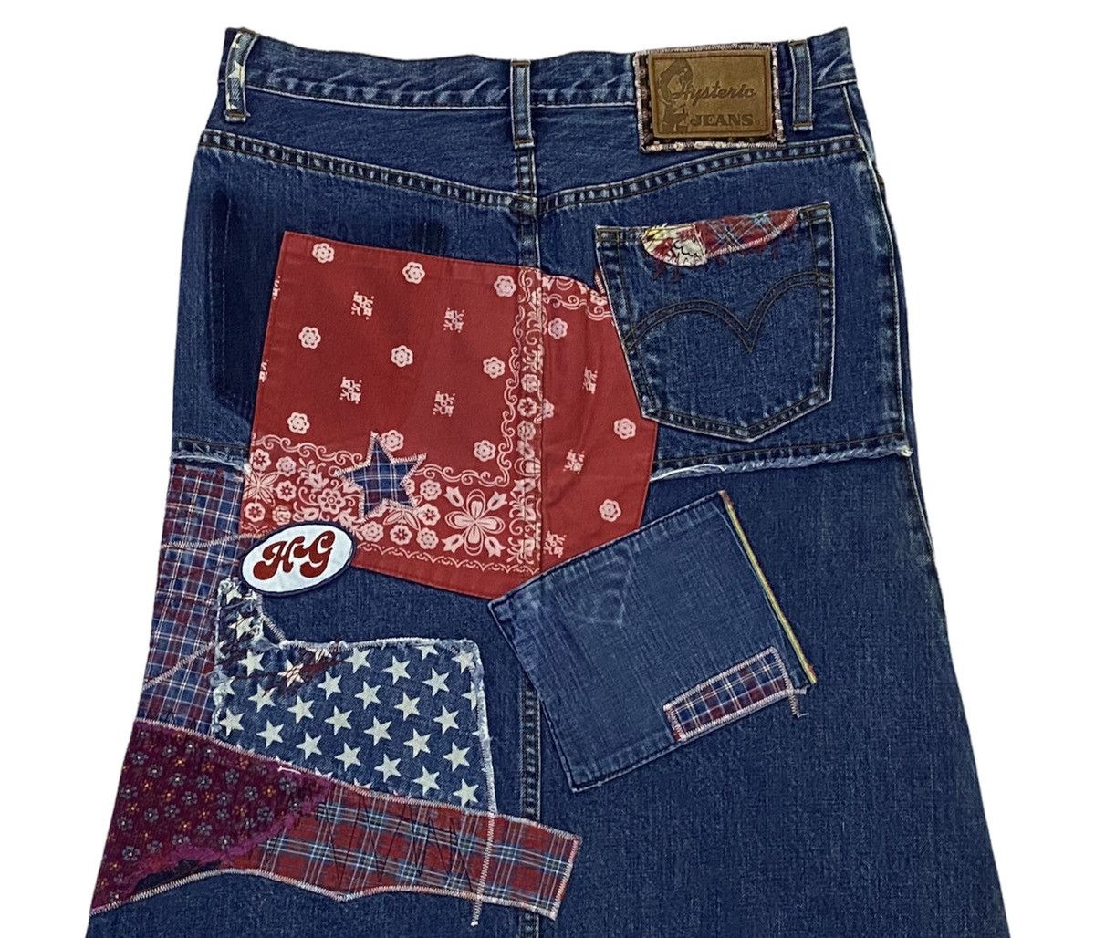 Hysteric Glamour Hysteric Glamour Patchwork Denim Skirt Size 30 - 21 Thumbnail