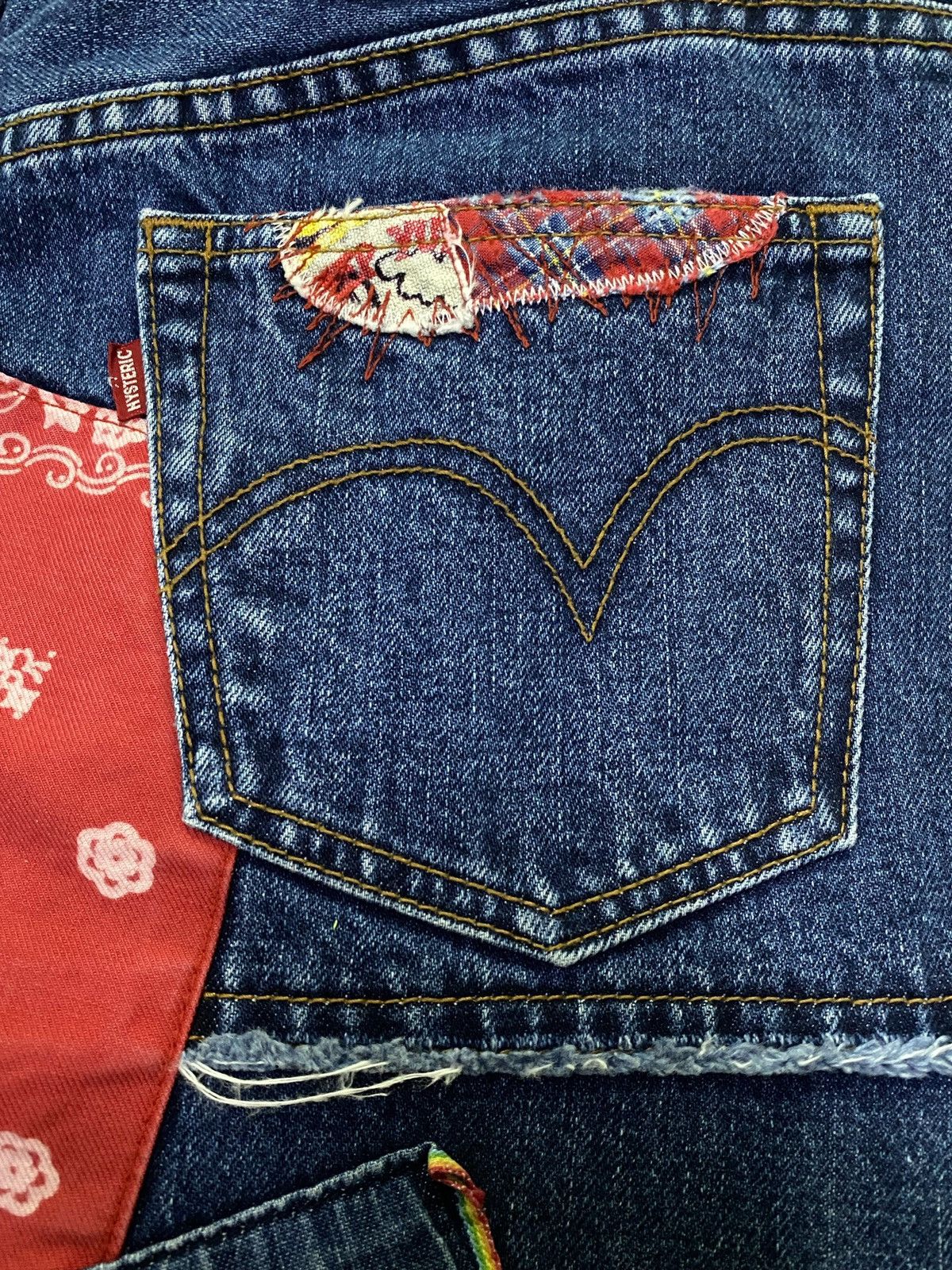 Hysteric Glamour Hysteric Glamour Patchwork Denim Skirt Size 30 - 15 Thumbnail