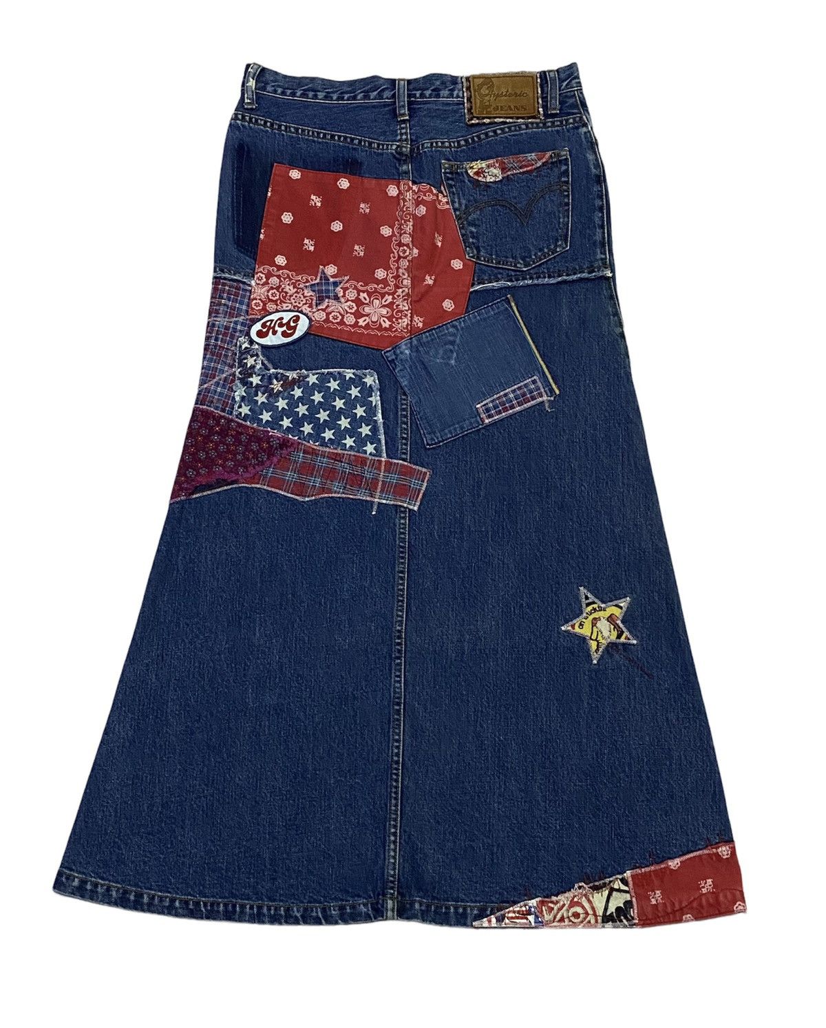 Hysteric Glamour Hysteric Glamour Patchwork Denim Skirt Size 30 - 3 Thumbnail