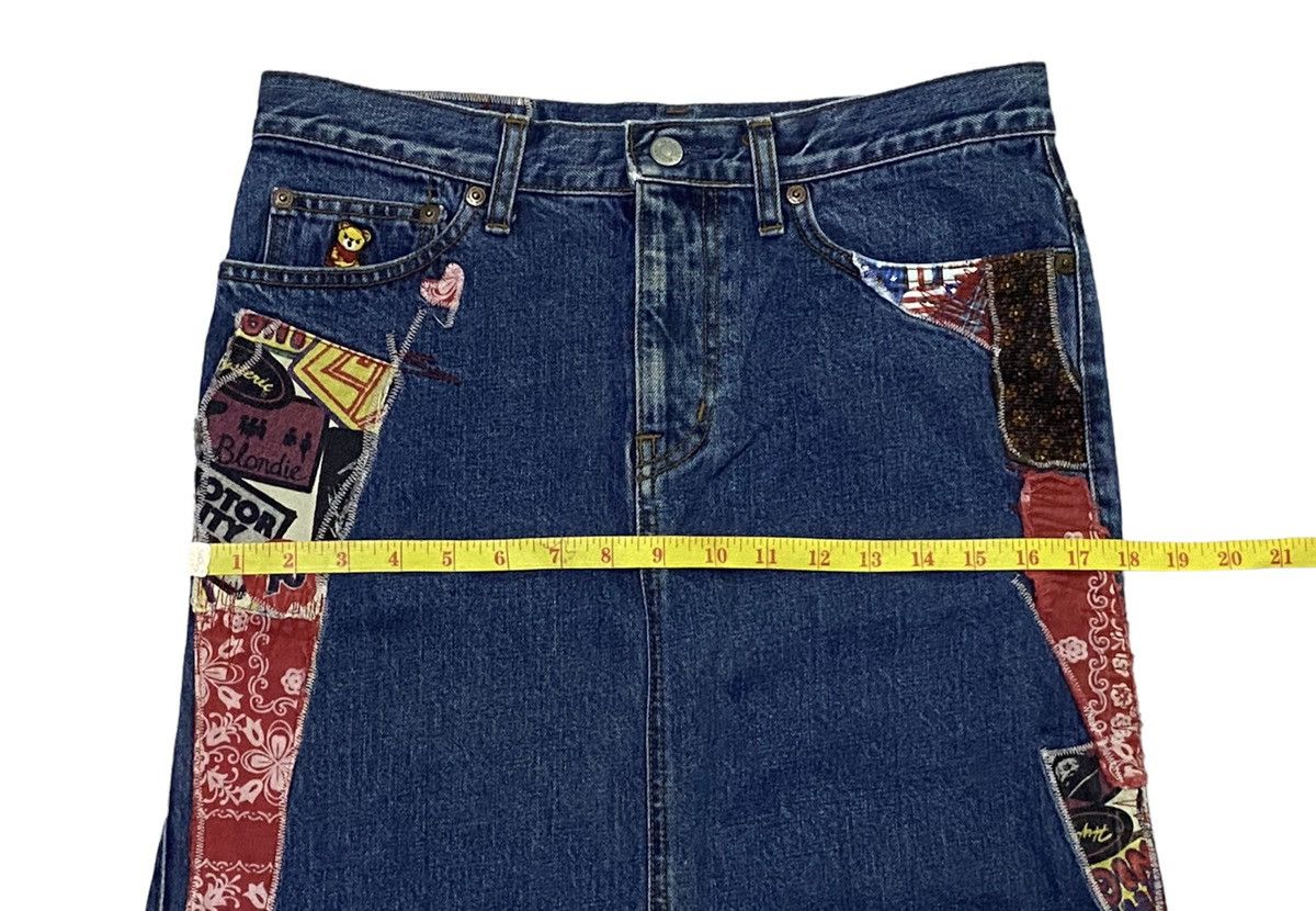 Hysteric Glamour Hysteric Glamour Patchwork Denim Skirt Size 30 - 6 Thumbnail