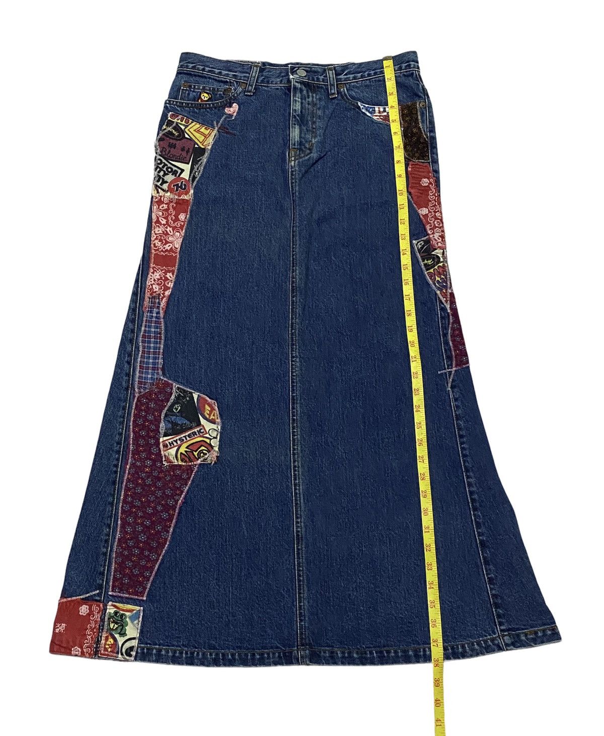 Hysteric Glamour Hysteric Glamour Patchwork Denim Skirt Size 30 - 5 Thumbnail