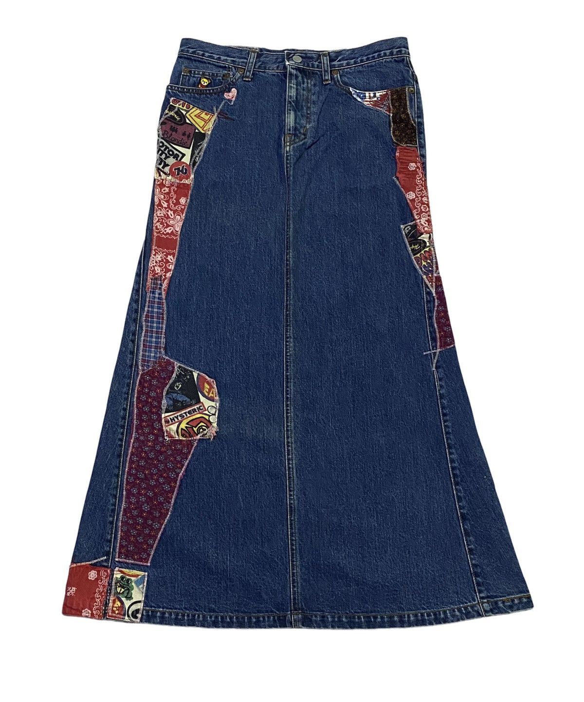 Hysteric Glamour Hysteric Glamour Patchwork Denim Skirt Size 30 - 2 Thumbnail