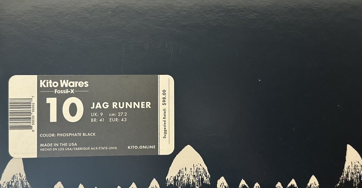 Kitowares Kito Wares Fossil-X “Jag Runner” Size US 10 / EU 43 - 6 Thumbnail