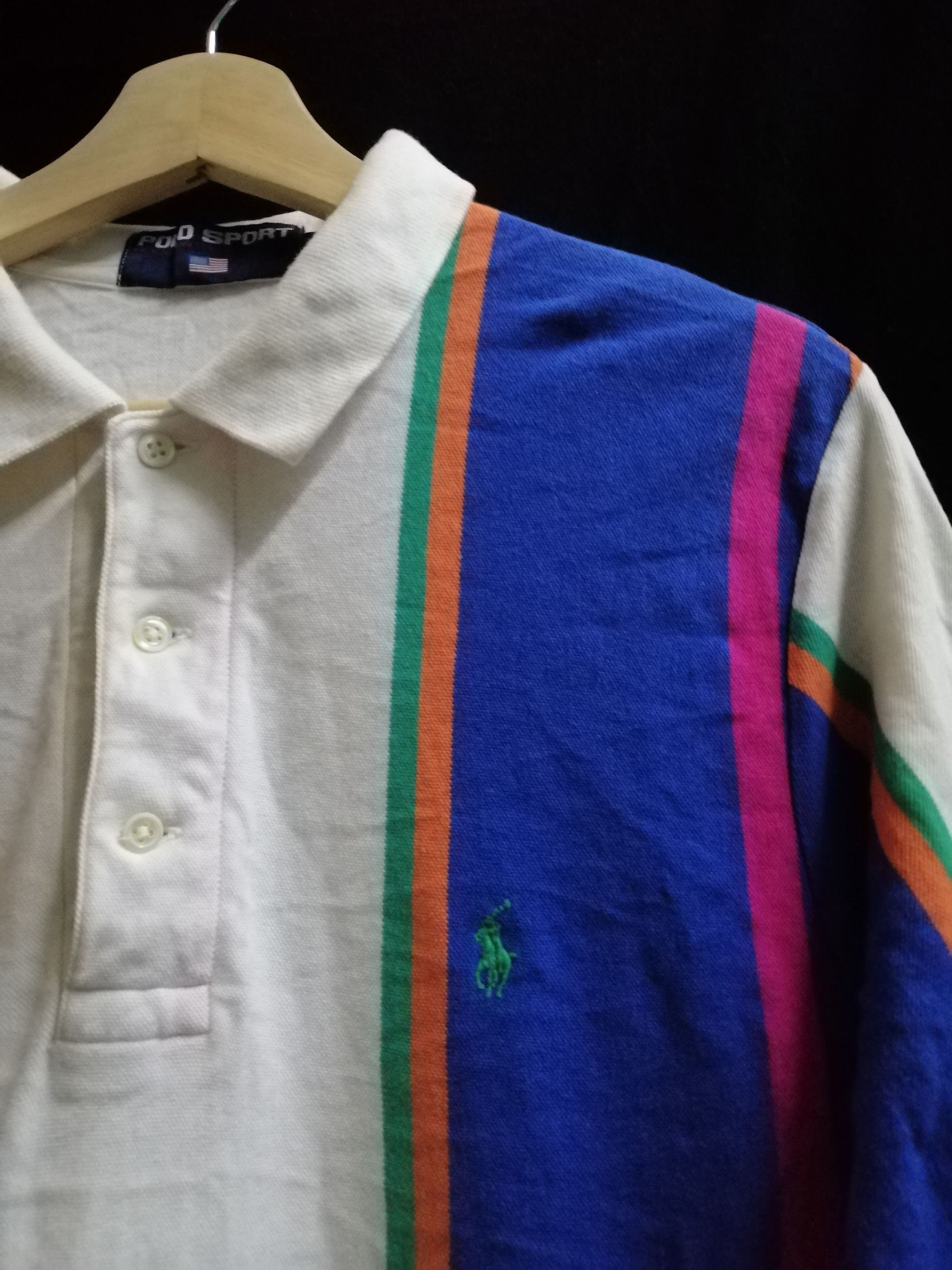 Polo Ralph Lauren × Vintage Vintage Polo Sport Ralph Lauren Polos Shirt Size US M / EU 48-50 / 2 - 6 Thumbnail