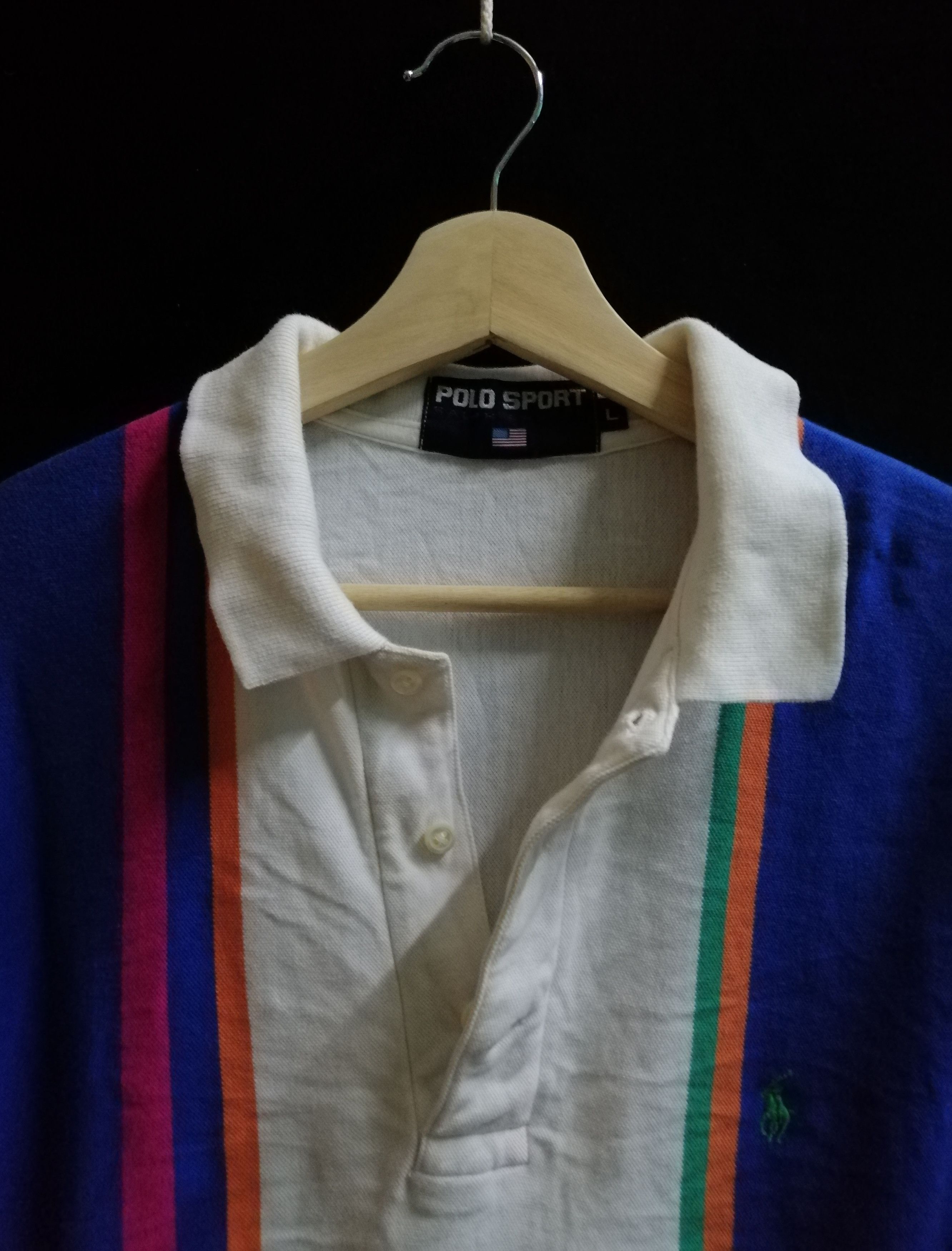 Polo Ralph Lauren × Vintage Vintage Polo Sport Ralph Lauren Polos Shirt Size US M / EU 48-50 / 2 - 8 Thumbnail