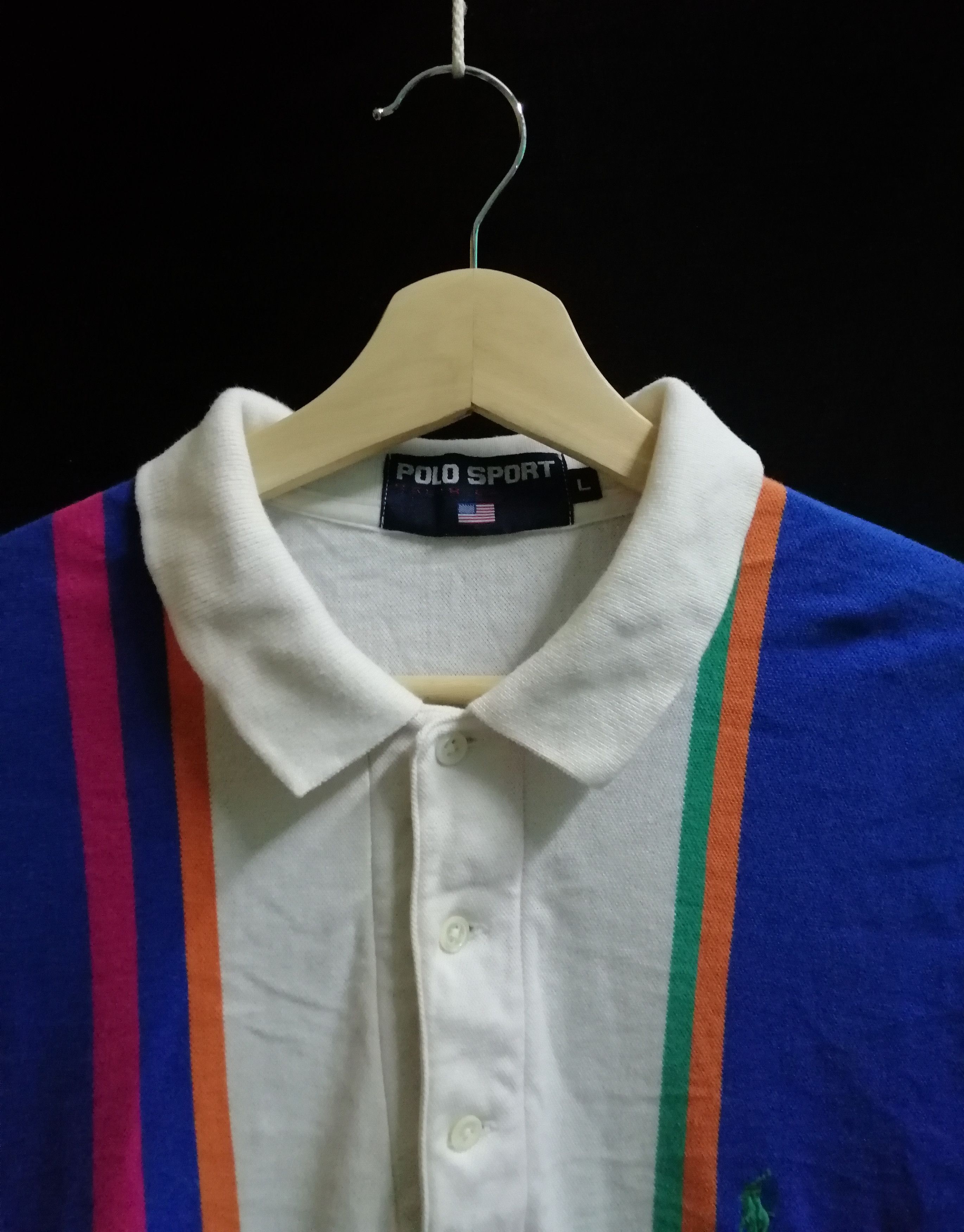 Polo Ralph Lauren × Vintage Vintage Polo Sport Ralph Lauren Polos Shirt Size US M / EU 48-50 / 2 - 7 Thumbnail